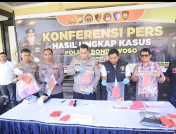 Polres Bondowoso Ungkap Kasus Tindak Pidana, Pencurian, Begal Motor, Penganiayaan, dan Kekerasan Sexsual di Wilayahnya