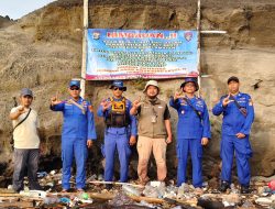 Sat Polairud Polres Lampung Selatan Patroli Gunung Anak Krakatau, Wisatawan Diimbau Tidak Mendekat