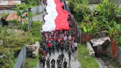 Kodim 1714/PJ, Polri Bersama Pemda Gelar Kirab Merah Putih: Bersatu Dalam Keberagaman, Berdaulat Dalam Persatuan Menjaga NKRI Harga Mati