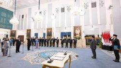 Panglima TNI Hadiri Pelantikan Kepala BGN serta Penasihat Khusus Presiden