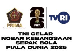 TNI Gelar Nobar Kebangsaan Pertandingan Sepak Bola Piala Dunia 2026 Bersama Masyarakat