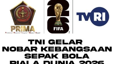 TNI Gelar Nobar Kebangsaan Pertandingan Sepak Bola Piala Dunia 2026 Bersama Masyarakat 6