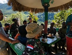 Kodim 1714/Puncak Jaya Gelar Nobar Piala Dunia 2026, Pererat Keakraban Bersama Masyarakat