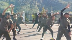 Kodim 1714/Puncak Jaya Laksanakan Kegiatan Jumat Sehat 2