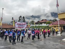 Senam Jumat Sehat Gabungan TNI, Polri dan Pemda Kabupaten Puncak Jaya