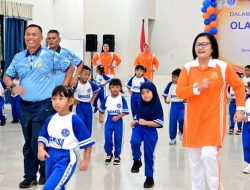Merangkai Bahagia Dengan Anak-Anak TK Angkasa, Olahraga Bersama HUT Ke-38 Yasarini Penuh Keceriaan di Lanud Sjamsudin Noor