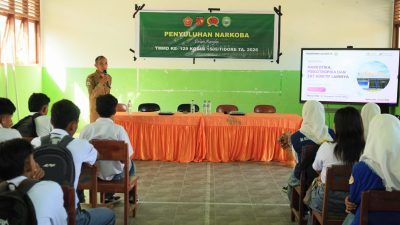 Selamatkan Masa Depan Bangsa, Satgas TMMD ke-129 Kodim 1505/Tidore Gelar Penyuluhan Bahaya Narkoba 6