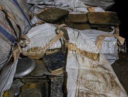 Satlap Tri Cakti Bersama KSOP Pangkal Balam Gagalkan Perdagangan Bijih dan Balok Timah Ilegal 14,95 Ton