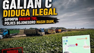 Ramai Dibahas Publik: Galian C Diduga Ilegal Dipimpin Oknum TNI, Polres Bojonegoro Masih Diam 7