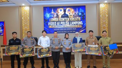 Sambut Hari Bhayangkara Ke-80, Bid Humas Polda Lampung Sukses Gelar Lomba Konten Kreatif Video AI 6