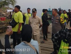 Gunung Anak Krakatau Status Siaga, Camat dan Bhabinkamtibmas Melakukan himbauan: Wisatawan Jangan Dekati Radius Gunung 2