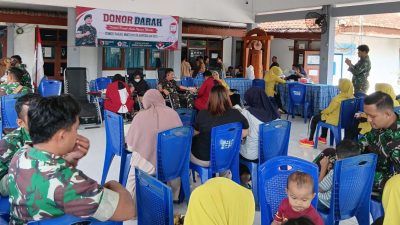Antisipasi Krisis Stok, Dua Koramil Jajaran Kodim Bojonegoro Gelar Bakti Sosial Donor Darah 6