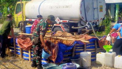 Gerak Cepat, Kodim Bojonegoro Salurkan 16 Ribu Liter Air Bersih untuk Warga Terdampak Kekeringan 7