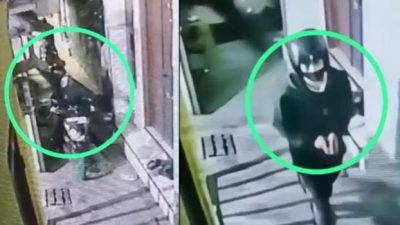 Terekam CCTV Saat Beraksi Maling Motor Kedung Mangu Surabaya 6