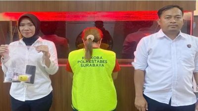 Penjual Roti Ditangkap Polisi di Surabaya, Wanita Berambut Pirang Nekat Nyambi Edarkan Sabu dan Pil Extacy 5
