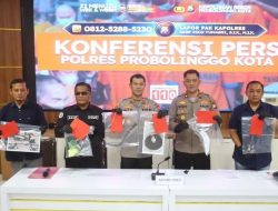 Polres Probolinggo Kota Amankan 5 Tersangka Pelempar Bondet di Mayangan