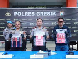 Polres Gresik Bongkar Peredaran Narkoba Sistem Ranjau, Dua Kurir Sabu Diamankan