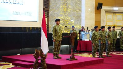 Irjen TNI Pimpin Laporan Korps Kenaikan Pangkat 105 Pati TNI 6