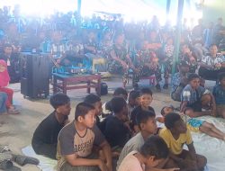 Tumbuhkan Semangat Kebersamaan, Kodim 1710/Mimika Kembali Gelar Nobar Piala Dunia Bersama Masyarakat
