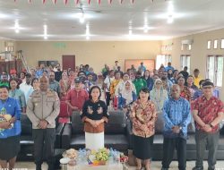 Babinsa Koramil Kuala Kencana Hadiri Sosialisasi PHBS dan Pencegahan HIV/AIDS
