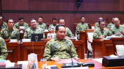 Panglima TNI Bersama Wamenhan RI Hadiri Raker Bersama Komisi I DPR RI