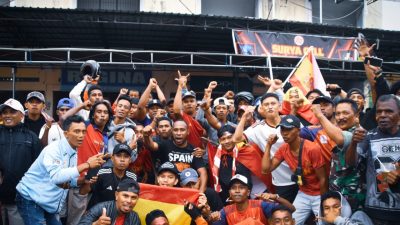 Kodim 1710/Mimika Gelar Nobar Final Piala Dunia 2026 di Tiga Lokasi Bersama Masyarakat 5