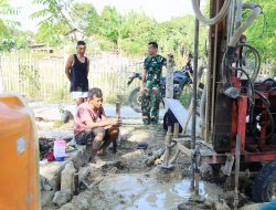 TMMD Ke-129 Bawa Harapan Baru, Sumur Bor Dibangun untuk Warga Bokimaake