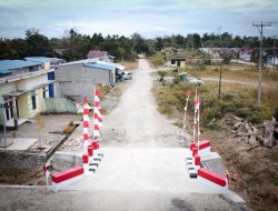 Warga Kampung Jimbi Sambut Gembira Rampungnya Pembangunan Jembatan Beton