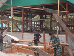 Satgas TMMD Ke-129 Kodim 1807/Sorong Selatan Percepat Pembangunan Rumah Kedua Type 36, Wujud Nyata Pengabdian TNI untuk Rakyat