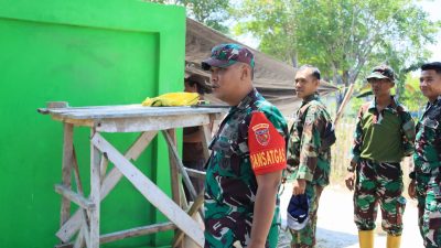 Pastikan Seluruh Sasaran Rampung Tepat Waktu, Dansatgas TMMD ke-129 Kodim 1505/Tidore Awasi Langsung Progres Pembangunan 5