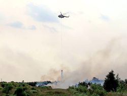 Menembus Asap Karhutla Kalsel, Personel Lanud Sjamsudin Noor dan Kekuatan Udara Bergerak, Heli TNI AU dan Gabungan Dikerahkan, Wujud Negara Hadir