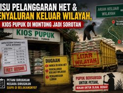 ‎Isu Pelanggaran HET & Penyaluran Keluar Wilayah, Kios Pupuk Trimo Luwong di Montong Jadi Sorotan