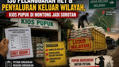Isu Pelanggaran HET & Penyaluran Keluar Wilayah, Kios Pupuk di Montong Jadi Sorotan 5