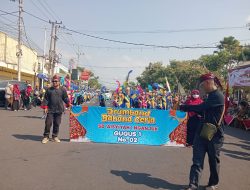 Peringati HUT RI Ke- 81 Kecamatan Nganjuk Gelar Pawai Budaya Tingkat TK/RA – SD/ MI
