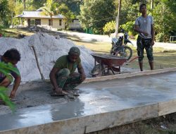 TMMD Ke-129 Kodim 1807/Sorong Selatan Optimalkan Akses Wisata Air Terjun Kampung Sesor Melalui Pembangunan Jalan dan Tangga