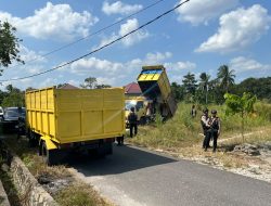 Asintel Satlap Tricakti Beri Penjelasan Terkait Penanganan 53 Ton Pasir Timah di Air Merbau
