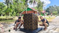 Prasasti TMMD Ke-129 Rampung Dibangun, Menjadi Simbol Pengabdian TNI dan Kenangan Abadi untuk Kampung Sesor 2