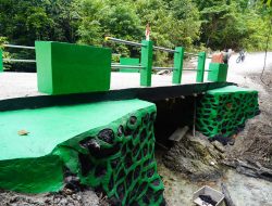 Jembatan Rampung, Akses Warga Semakin Lancar, Bukti Nyata TMMD Ke-129 Hadirkan Manfaat untuk Kampung Sesor