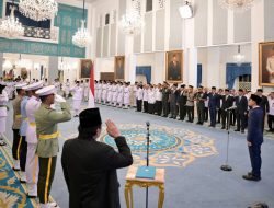 Panglima TNI Hadiri Pengukuhan Paskibraka Tingkat Pusat Tahun 2026