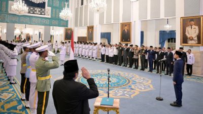 Panglima TNI Hadiri Pengukuhan Paskibraka Tingkat Pusat Tahun 2026 6