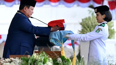 Panglima TNI Hadiri Upacara Peringatan Detik-Detik Proklamasi di Istana Merdeka 5