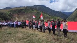 Kodim 1714/Puncak Jaya, Polri dan Pemda Sinergitas Kawal Penuh Upacara HUT RI Ke-81 di Puncak Jaya
