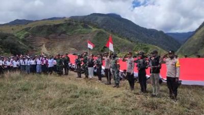 Kodim 1714/Puncak Jaya, Polri dan Pemda Sinergitas Kawal Penuh Upacara HUT RI Ke-81 di Puncak Jaya 5