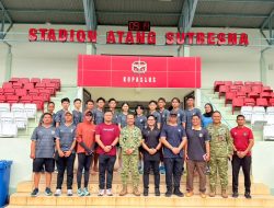 Letjen TNI Richard Tampubolon Tinjau Atlet Pelatnas Taekwondo Indonesia di Markas Kopassus