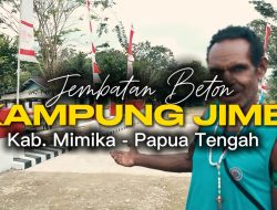 Jembatan Keempat Rampung, Kodim 1710/Mimika Terus Bangun Konektivitas