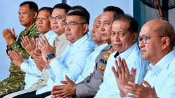 Wapang TNI Hadiri  Peresmian  PLTS 100 GWp Tahap Pertama Oleh Presiden RI