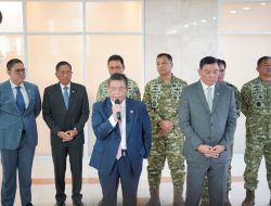 Wapang TNI Dampingi Menhan RI dalam Rapat Kerja Bersama Komisi I DPR RI