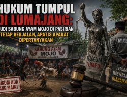 ‎Hukum Tumpul di Lumajang: Judi Sabung Ayam Mojo di Pasirian Tetap Berjalan, Apatis Aparat Dipertanyakan ‎