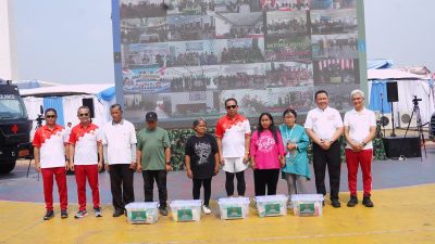 Panglima TNI Pantau Bakti Kesehatan TNI Serentak Diseluruh Indonesia 5
