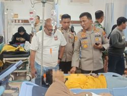 Kapolresta Sidoarjo Cek Kondisi Santri Ponpes Manbaul Hikam di Rumah Sakit, Pastikan Penanganan Maksimal